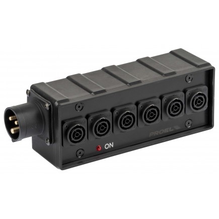 PROEL STAGE EBOXC6T PROEL STAGE 8032496919346 Italy ST 1 1 Active 1 0 3 FERT 85371098 p6-channel electrical distribution box wit